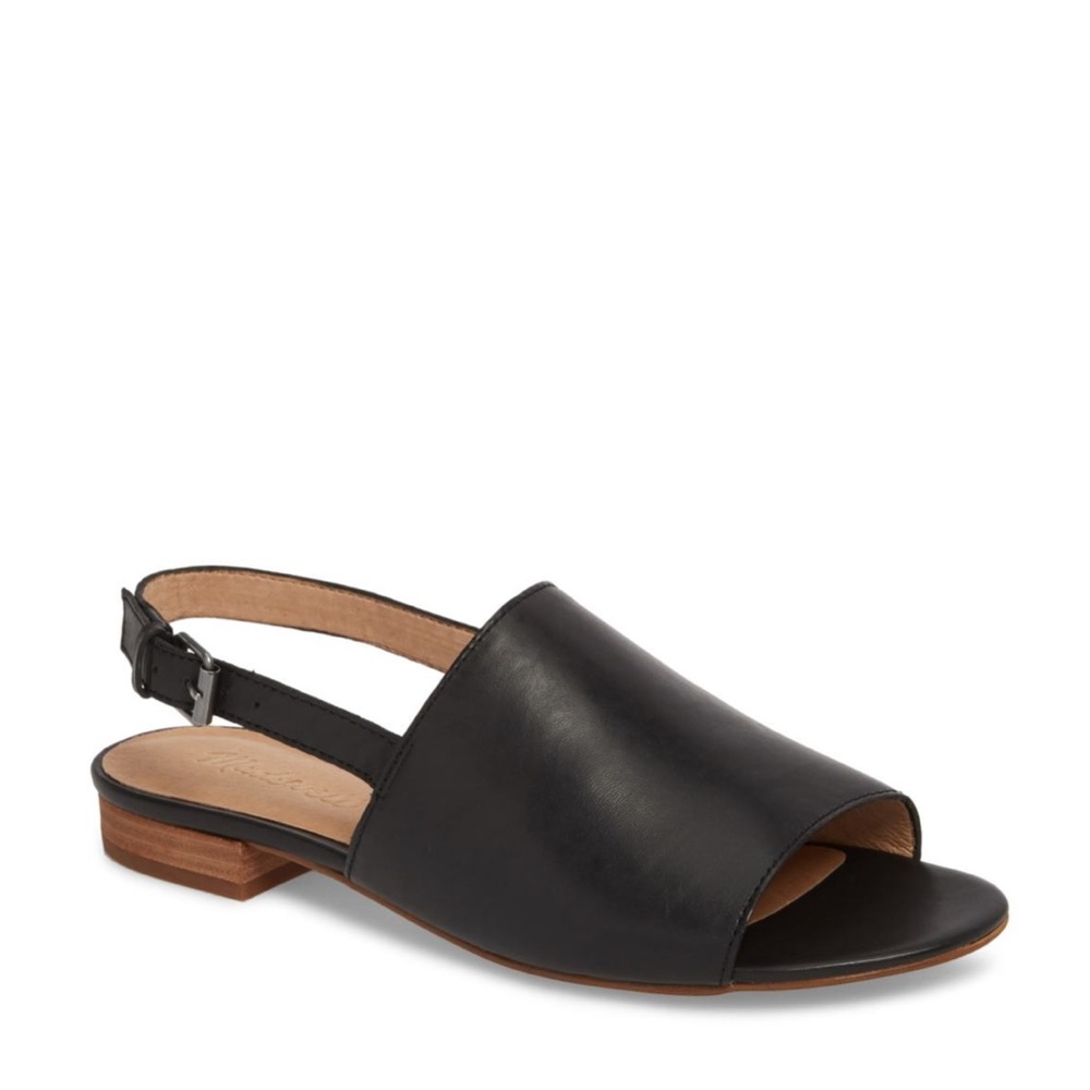 Noelle sling black Madewell sandal